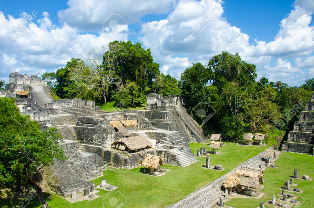 Tikal - Maya Ruins in the rainforest of Guatemala - 104187480 Tikal - Maya Ruins in the rainforest of Guatemala - 104187480
