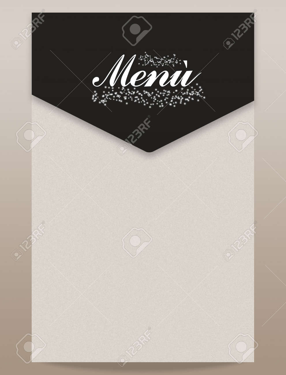 Menu Natale.Menu Natale Capodanno Rosso Nero Bianco Elegante Stock Photo Picture And Royalty Free Image Image 16854930