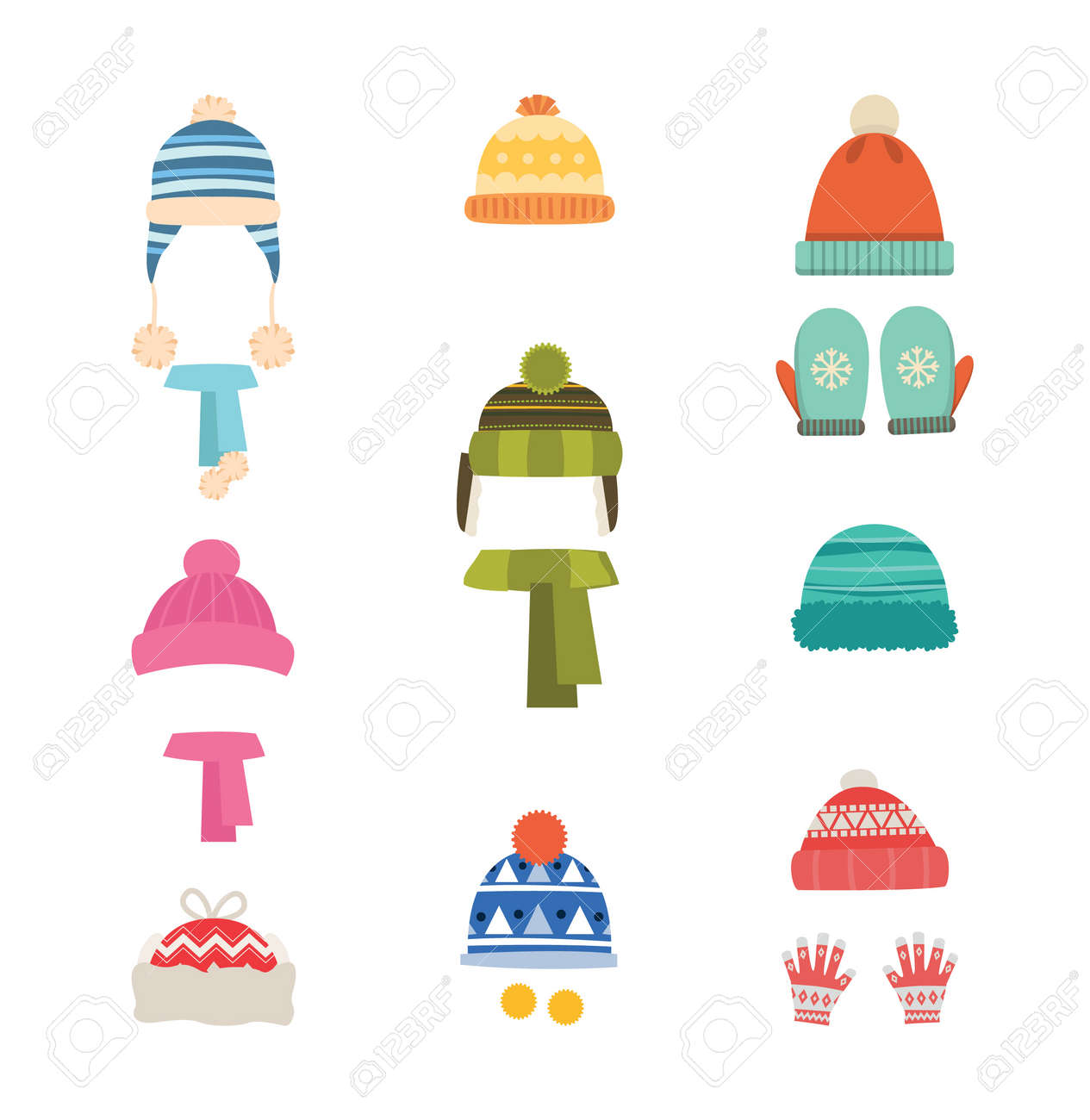 hats and mittens for girls