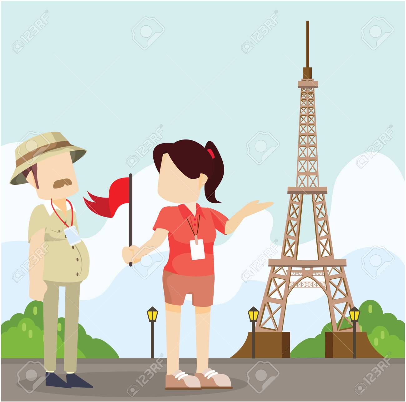 관광 가이드에게 설명하는 투어 가이드 로열티 무료 사진, 그림, 이미지 그리고 스톡포토그래피. Image 67177249