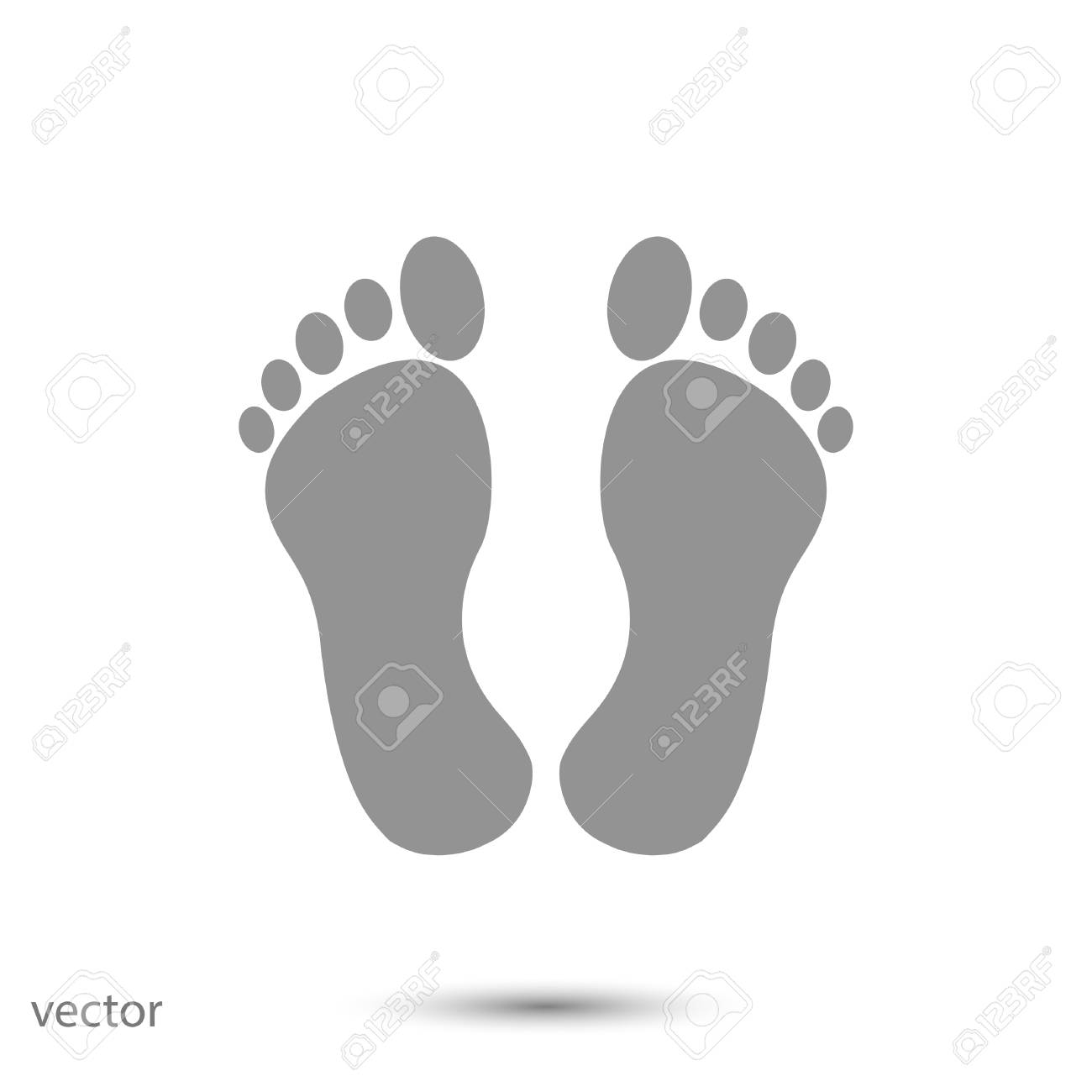 足アイコン ベクトル ベスト フラット アイコン Epsのイラスト素材 ベクタ Image