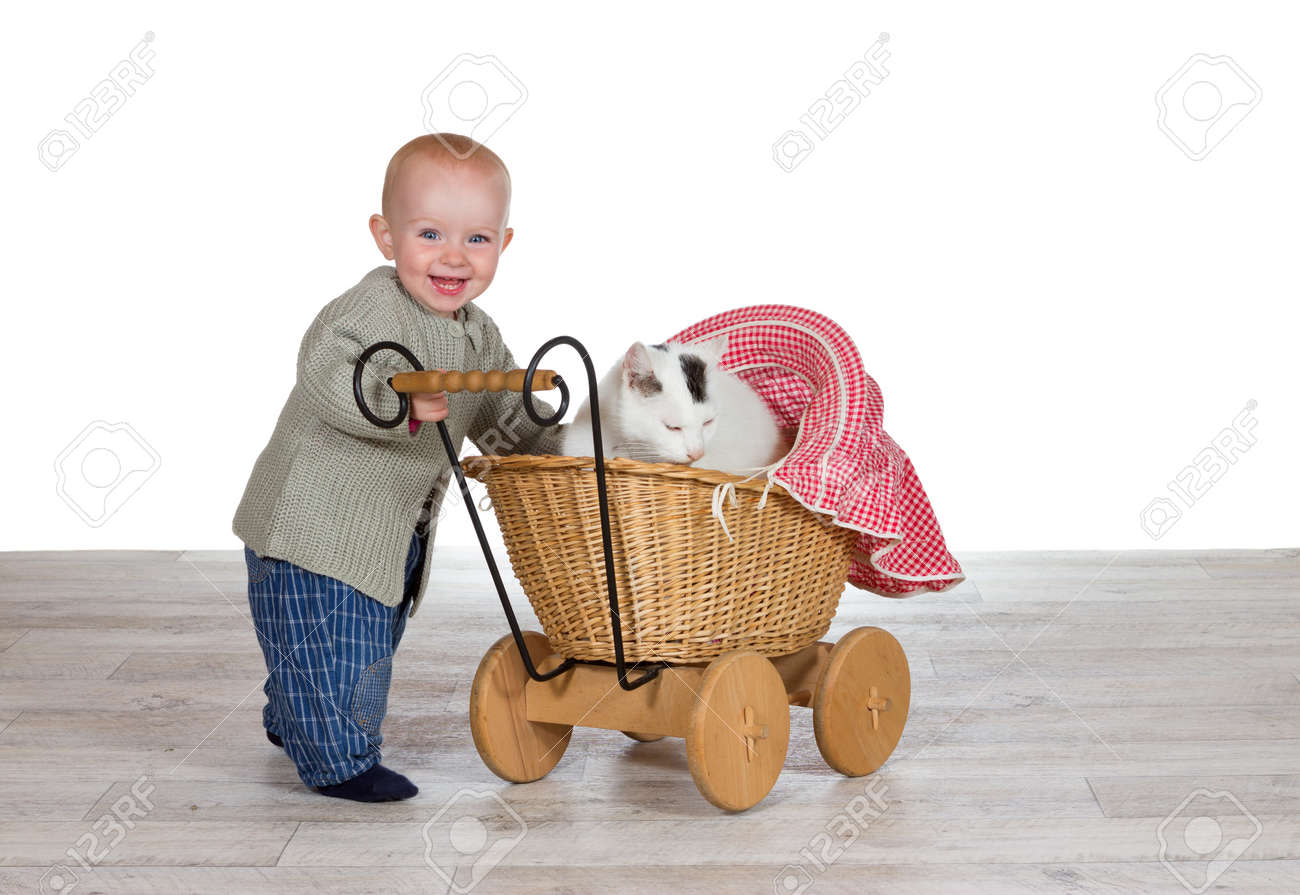 wicker pram toy
