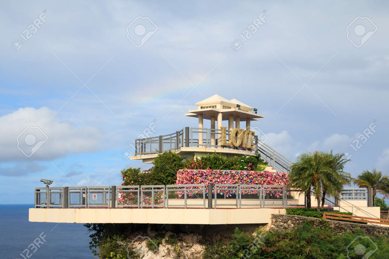 Two Lovers Point Look Out Point In Guam Stock Photo Picture And Royalty Free Image Image
