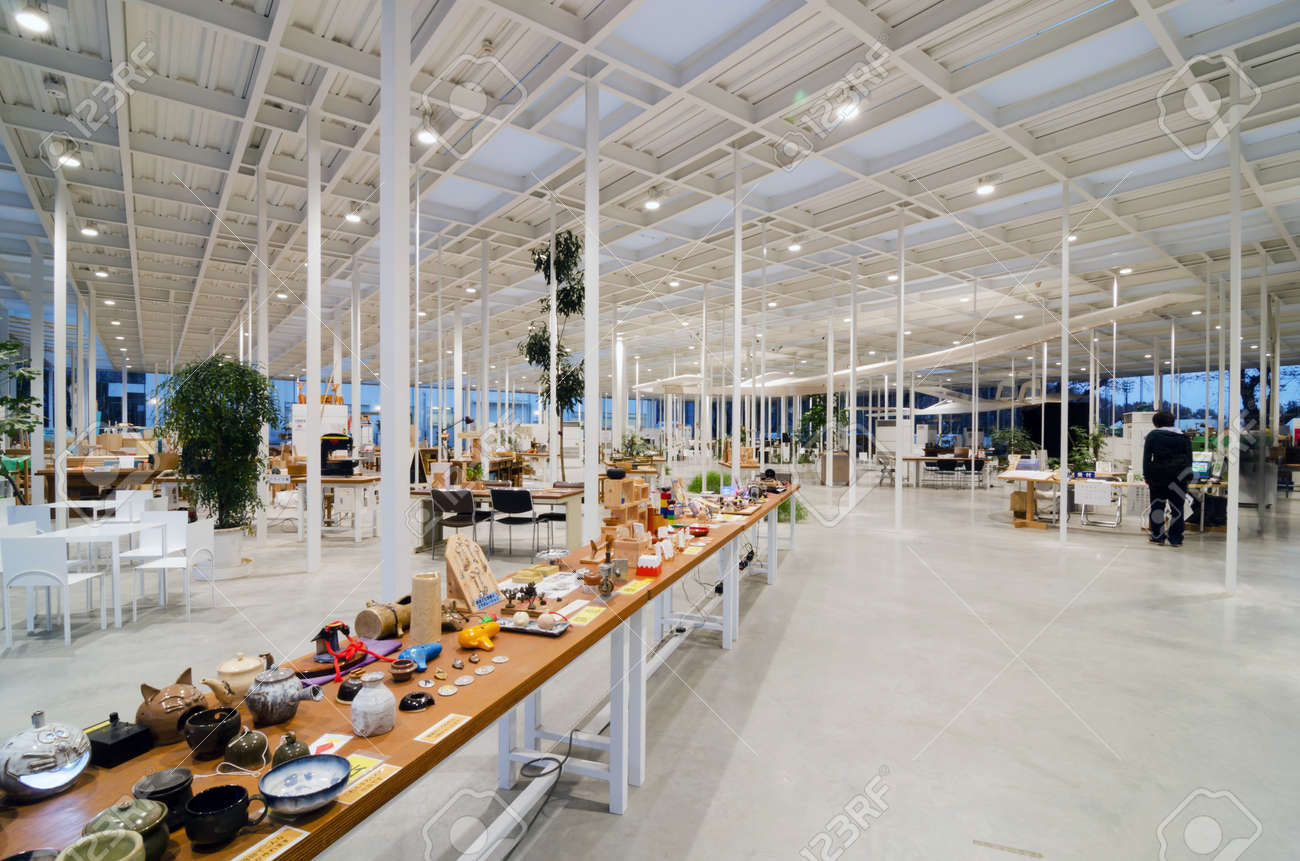 Interior Of Modern Workshop In Kanagawa Institute Of Technology ... Interior Of Modern Workshop In Kanagawa Institute Of Technology ...