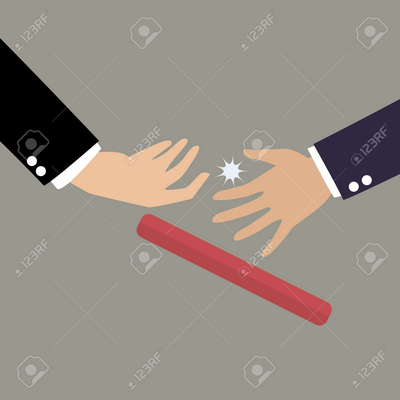 ビジネスマンは リレーでバトンを渡すに失敗します パートナーシップやチームワークの概念 のイラスト素材 ベクタ Image ビジネスマンは リレーでバトンを渡すに失敗します パートナーシップやチームワークの概念 のイラスト素材 ベクタ Image