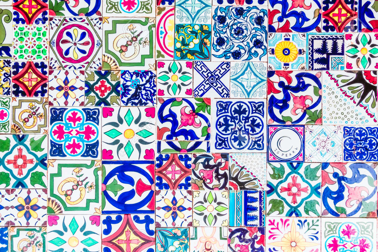 Marokko Mosaik Fliesen Texturen Fur Den Hintergrund Vintage Filter Lizenzfreie Fotos Bilder Und Stock Fotografie Image 52642903