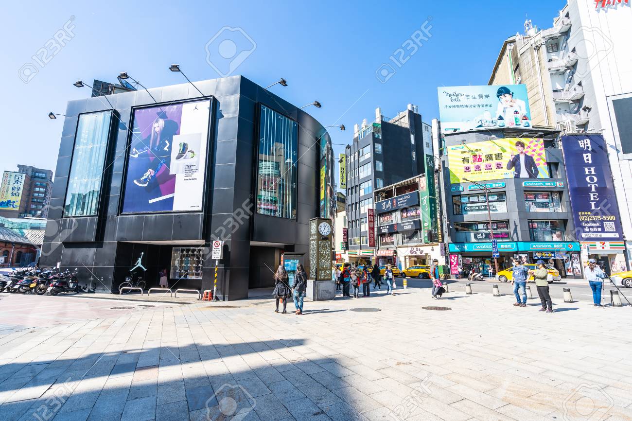 Taipei Taiwan 30 November 2018 Ximending Market Is The Popular