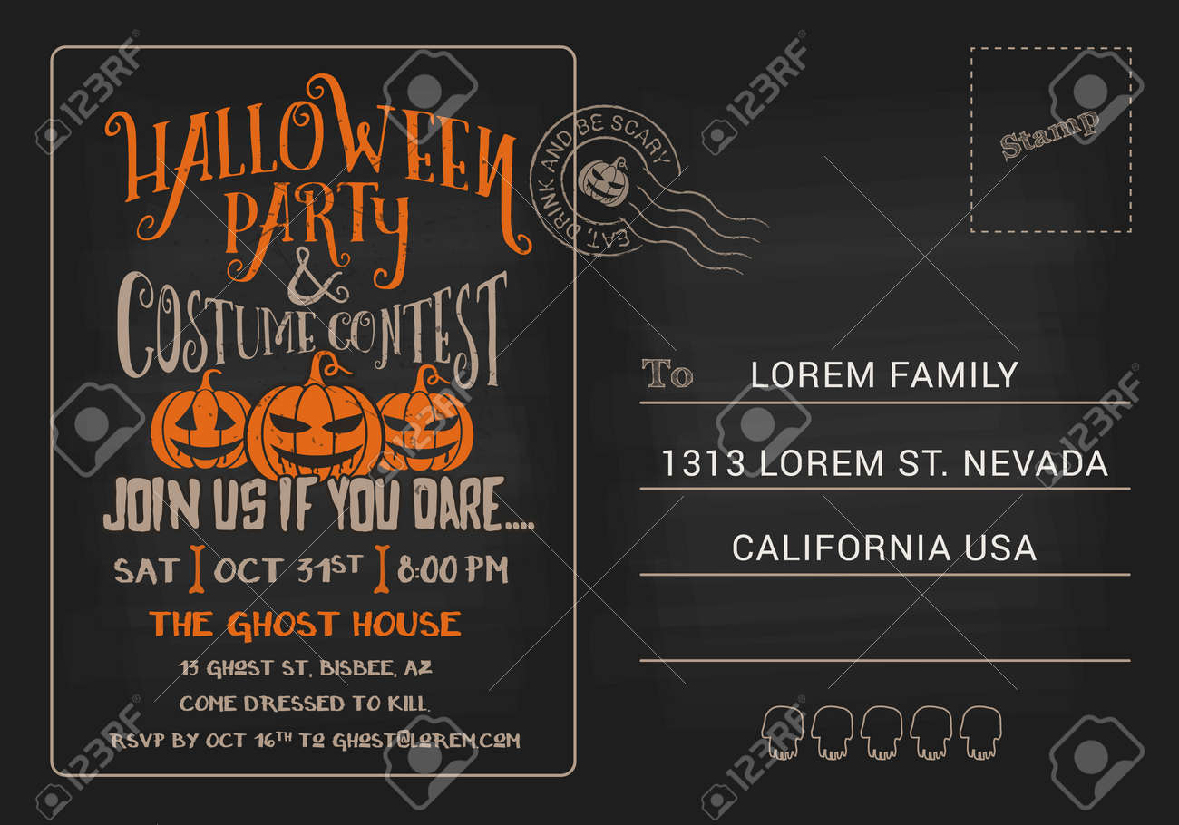 halloween costume contest template