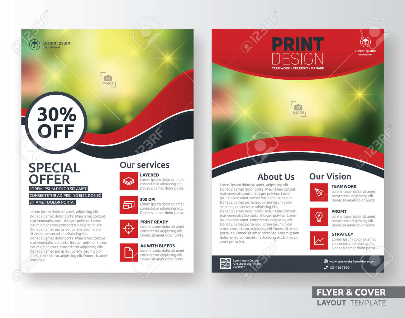 multipurpose corporate business flyer layout template design flyer layouts