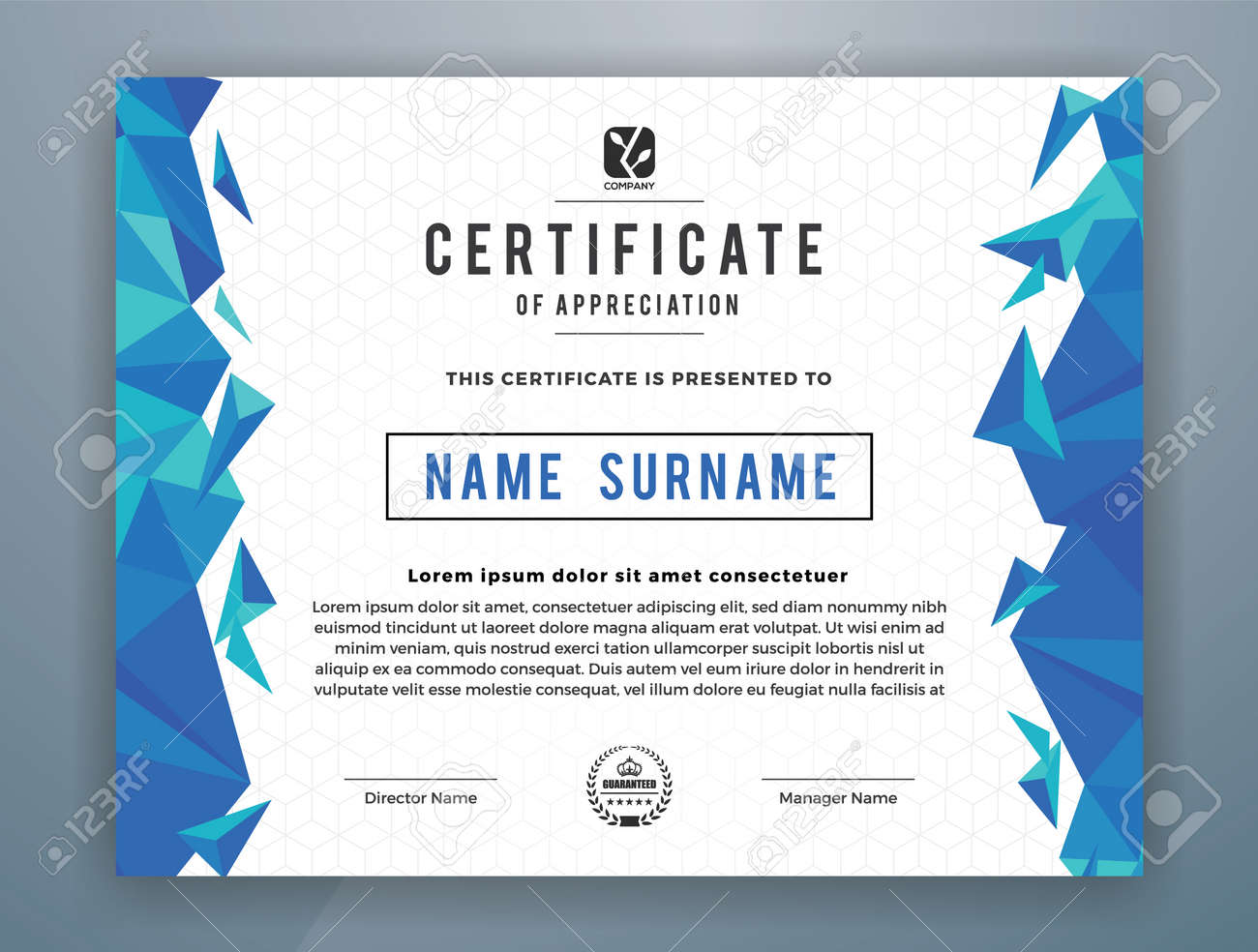 multipurpose modern professional certificate template design professional certificate templates