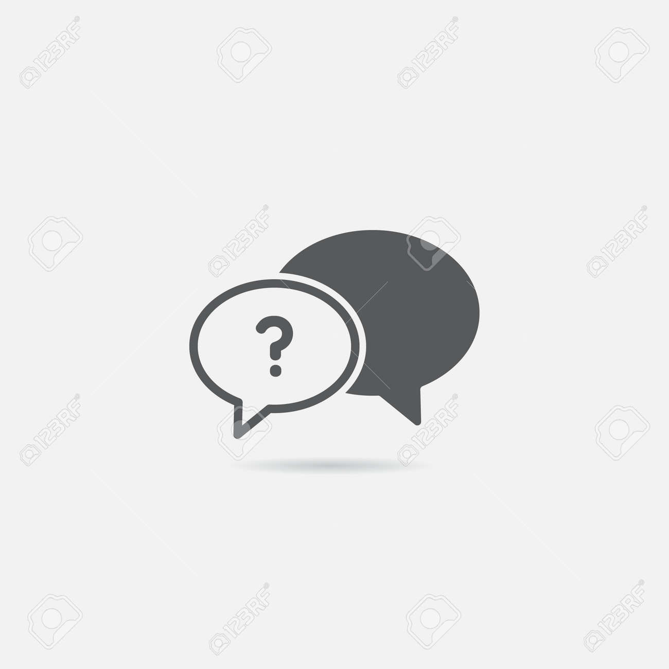 ヘルプやよくある質問チャット バブル アイコンのイラスト素材 ベクタ Image ヘルプやよくある質問チャット バブル アイコンのイラスト素材 ベクタ Image