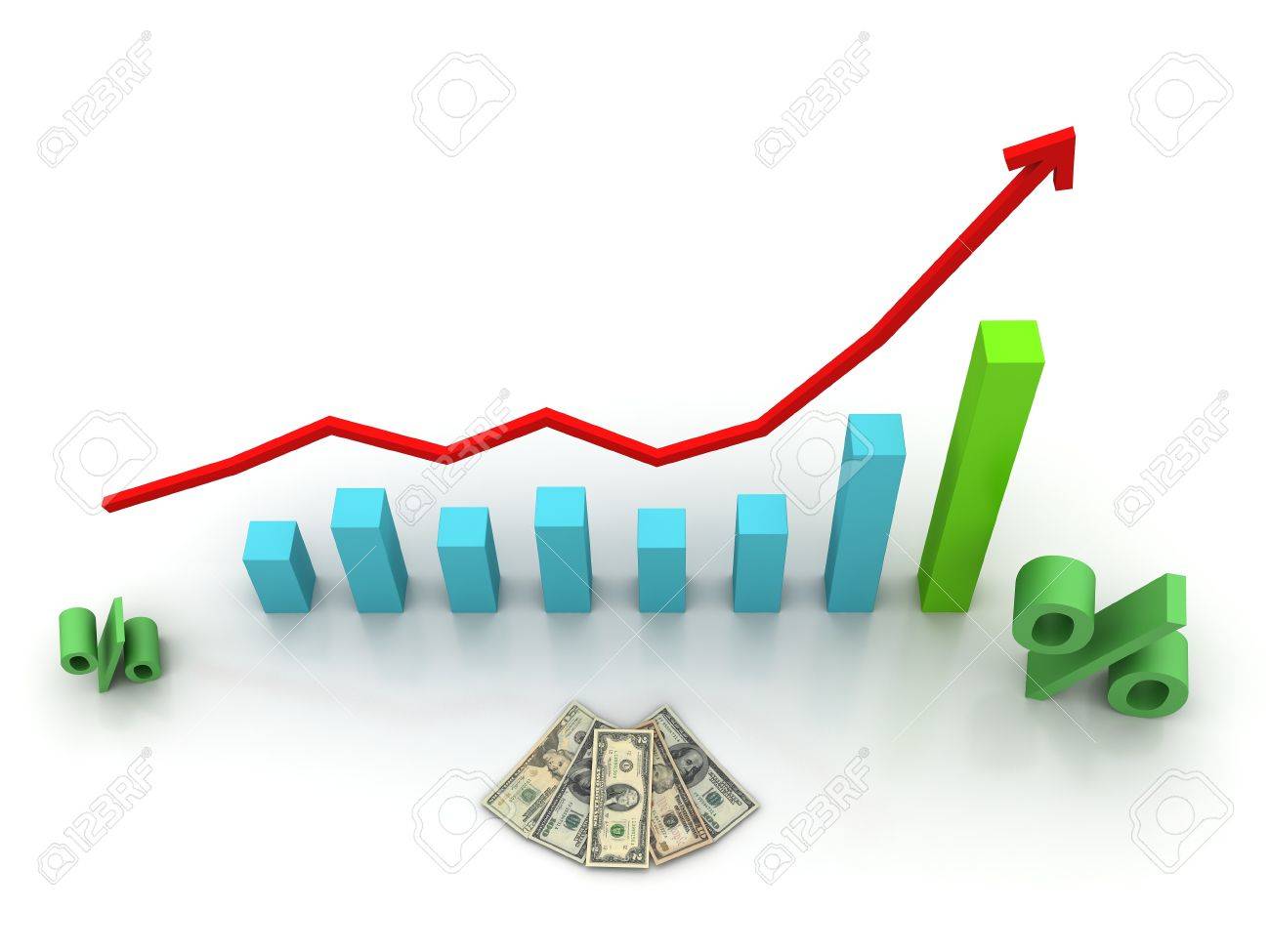 to be ahead of schedule the interest rate stock photo picture and