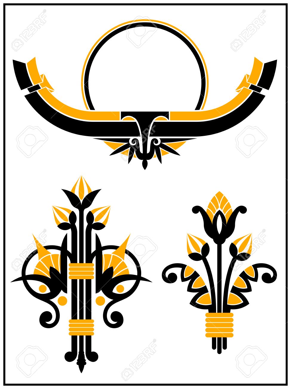 Art Deco Design Elements art deco design elements collection royalty free cliparts, vectors Art Deco Design Elements art deco design elements collection royalty free cliparts, vectors