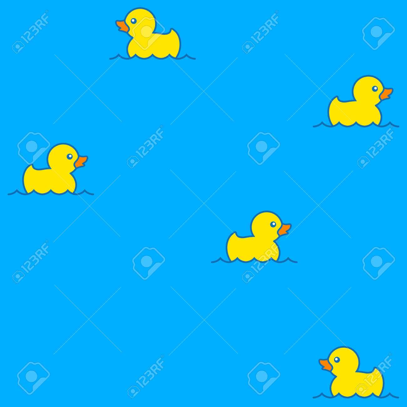 rubber duck floating