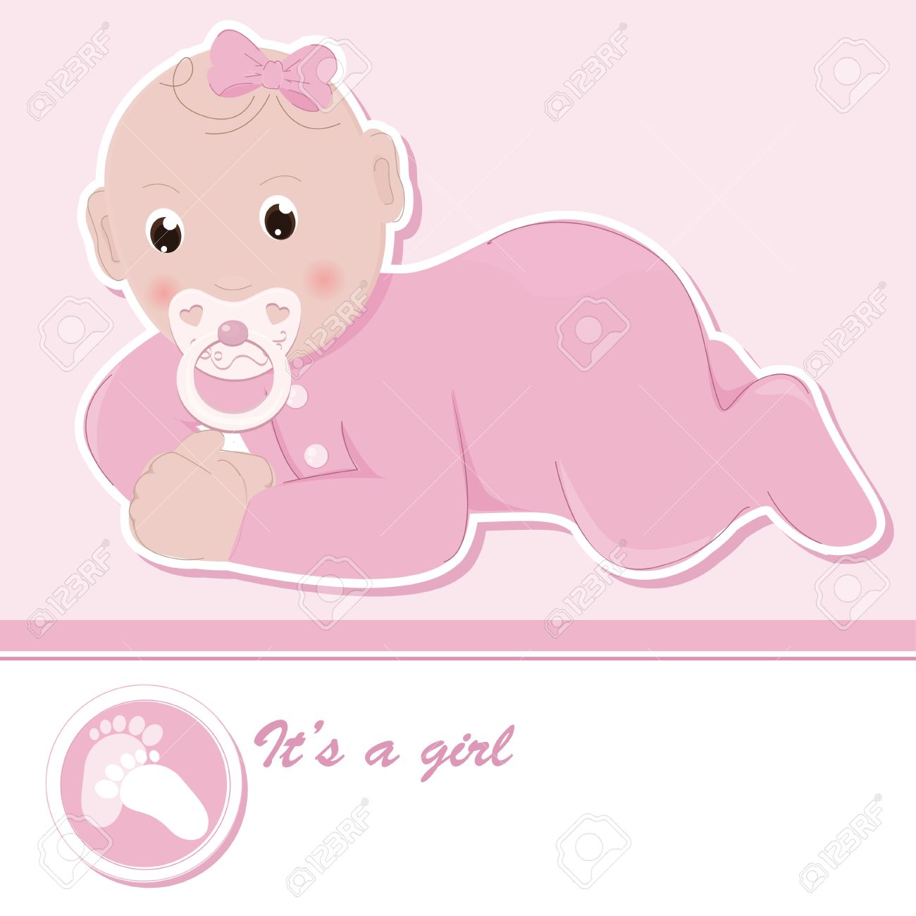 baby girl card stock rome fontanacountryinn com announcement of new baby girl