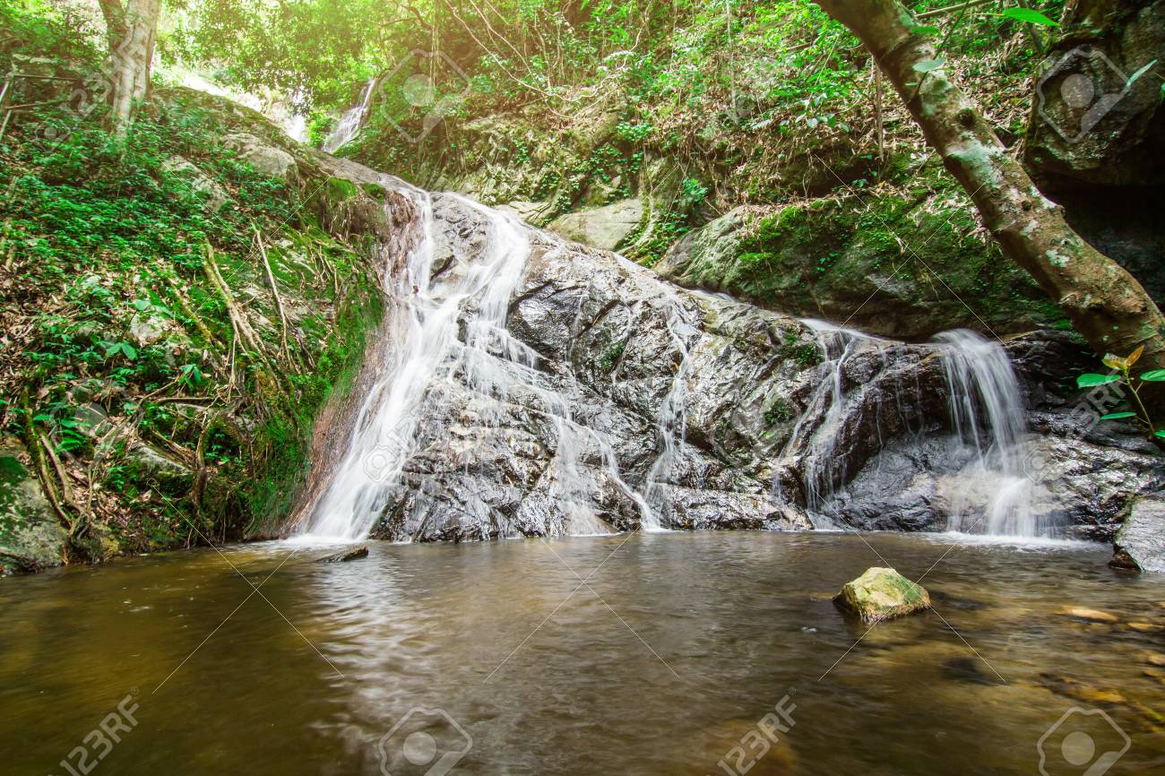 water fall stock photo