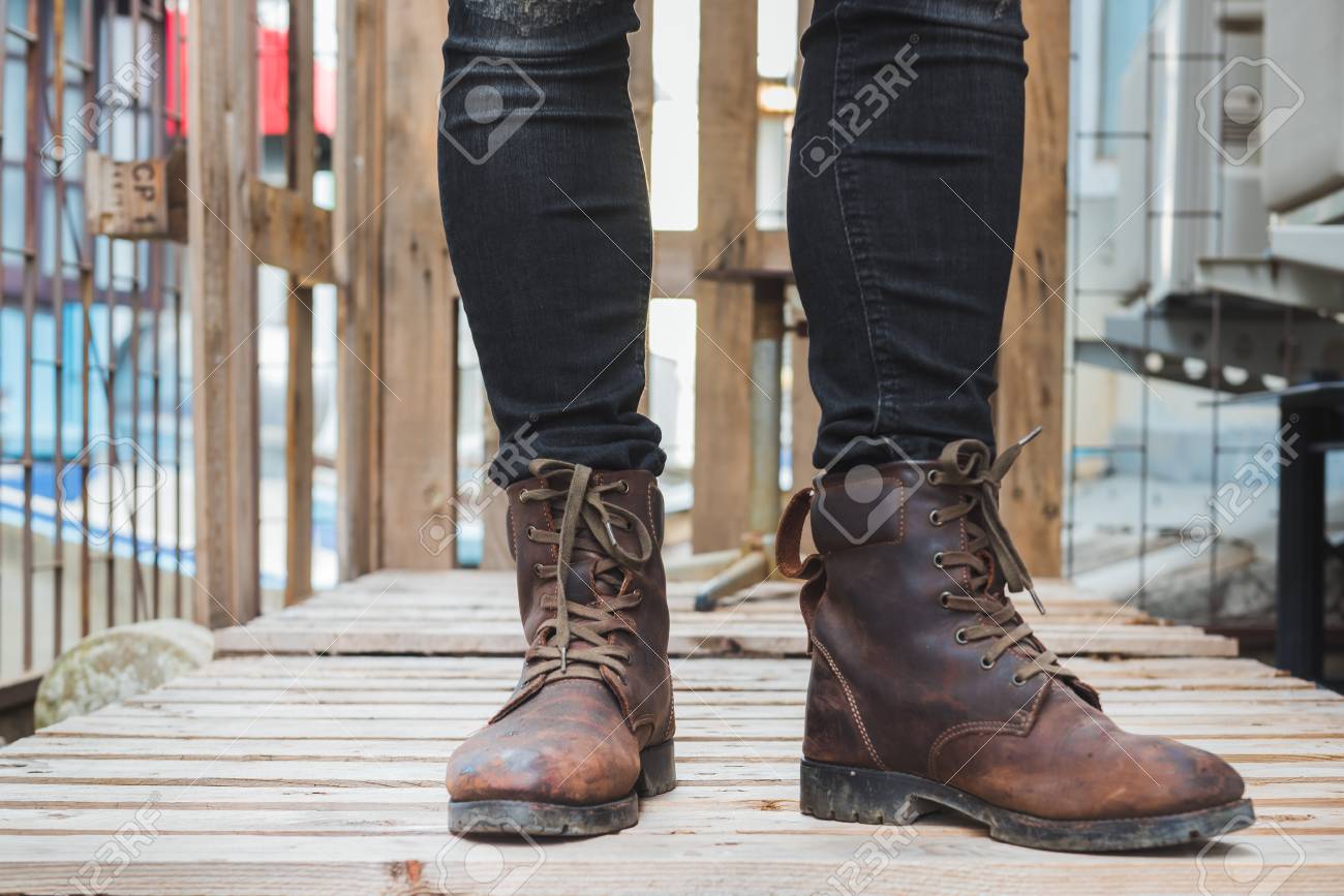 chukka boots with black jeans
