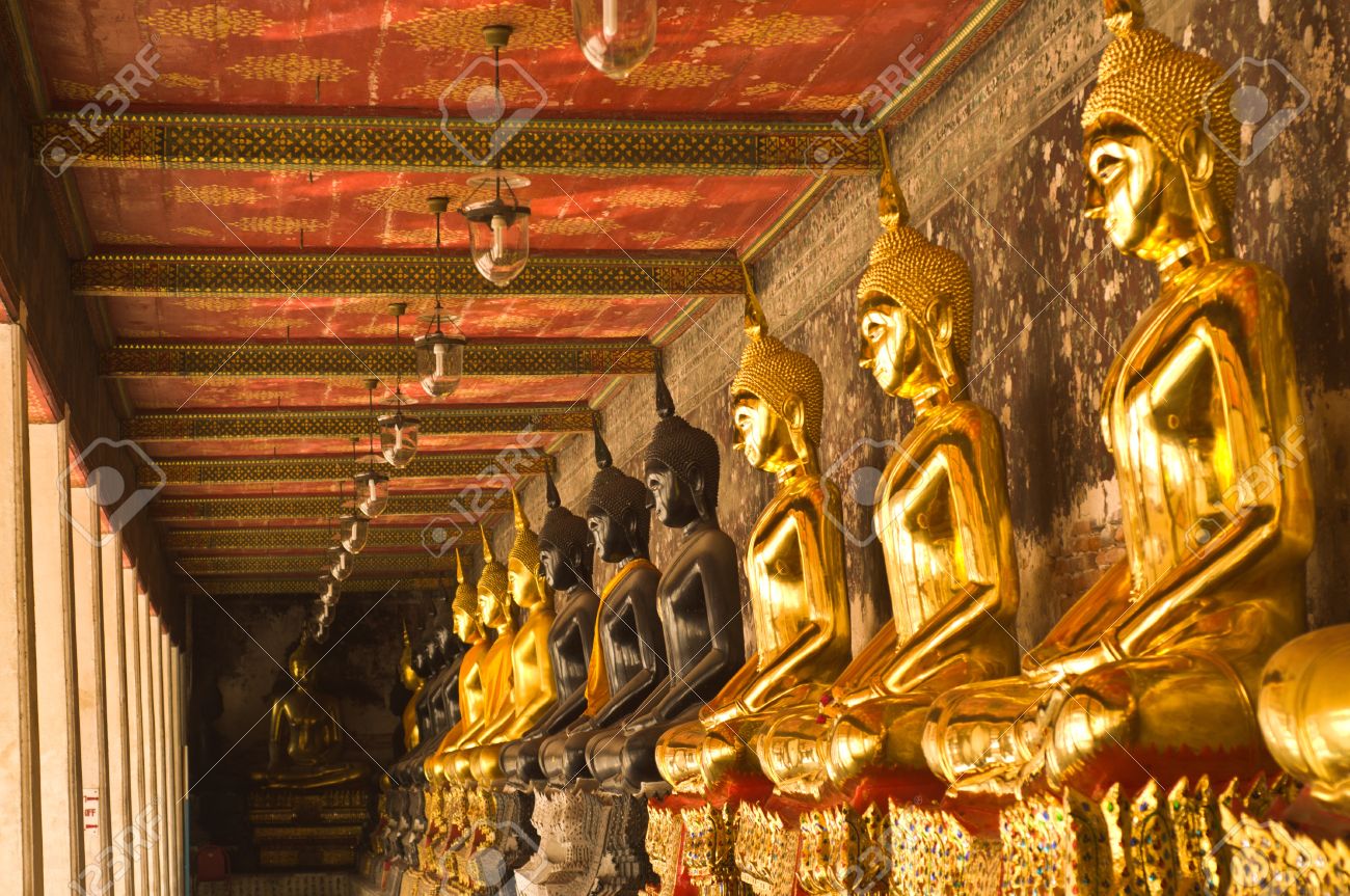 A Row Of Golden Buddha And Black Buddha Bangkok Thailand Stock Photo Picture And Royalty Free Image Image A Row Of Golden Buddha And Black Buddha Bangkok Thailand Stock Photo Picture And Royalty Free Image Image