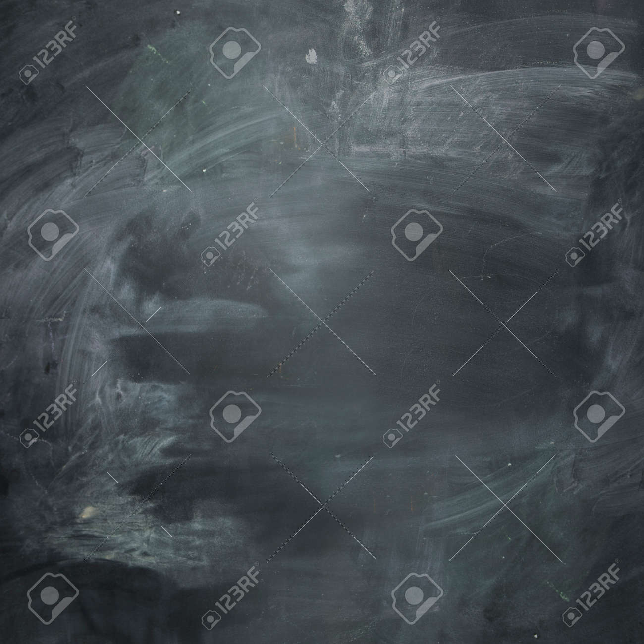 empty dark chalkboard blank and ready for your message stock photo