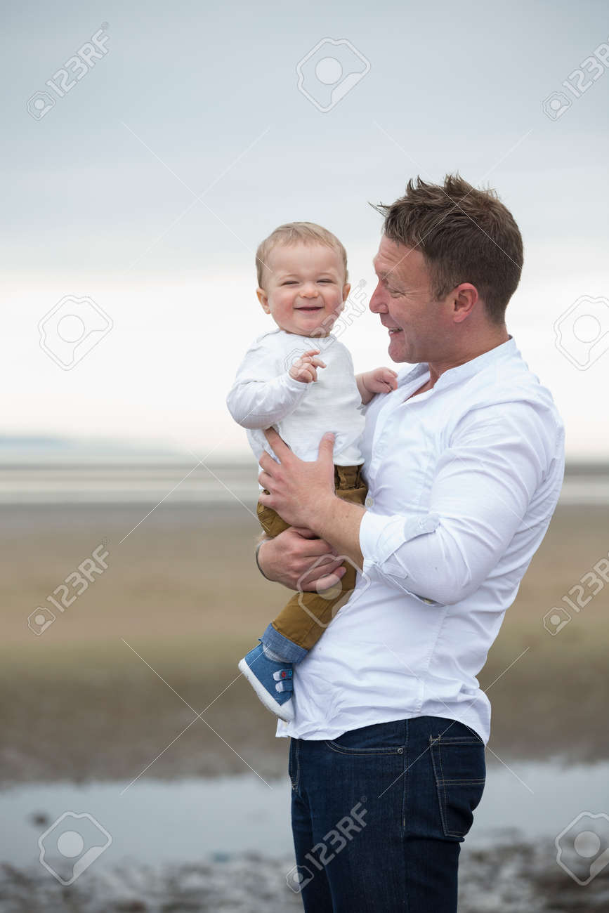 dad and baby photo