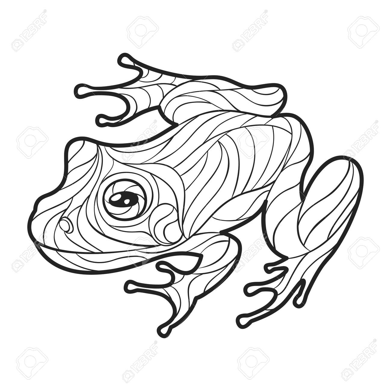 ベクトル モノクロ手カエルの描き下ろしイラストです 白い背景で隔離の高詳細ページを着色します 自由奔放に生きるスタイル T シャツ グリーティング カードやポスターをデザインします のイラスト素材 ベクタ Image ベクトル モノクロ手カエルの描き下ろしイラストです 白い背景で隔離の高詳細ページを着色します 自由奔放に生きるスタイル T シャツ グリーティング カードやポスターをデザインします のイラスト素材 ベクタ Image