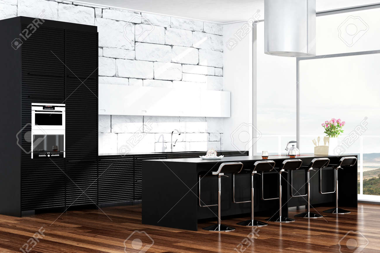 Stone Kitchen Wall : Contemporary Black Design Kitchen In Front Of White Stone Wall Stock Photo Picture And Royalty Free Image Image 23129015 / Explore our gourmet jams, jellies, condiments, specialty sauces, baking mixes, and more.