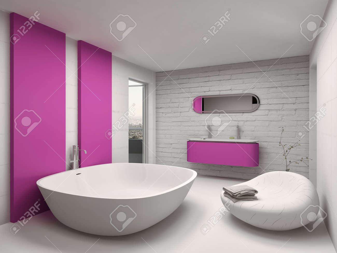 Perfect Salle De Bains Rose Moderne Perfect Salle De Bains Rose Moderne