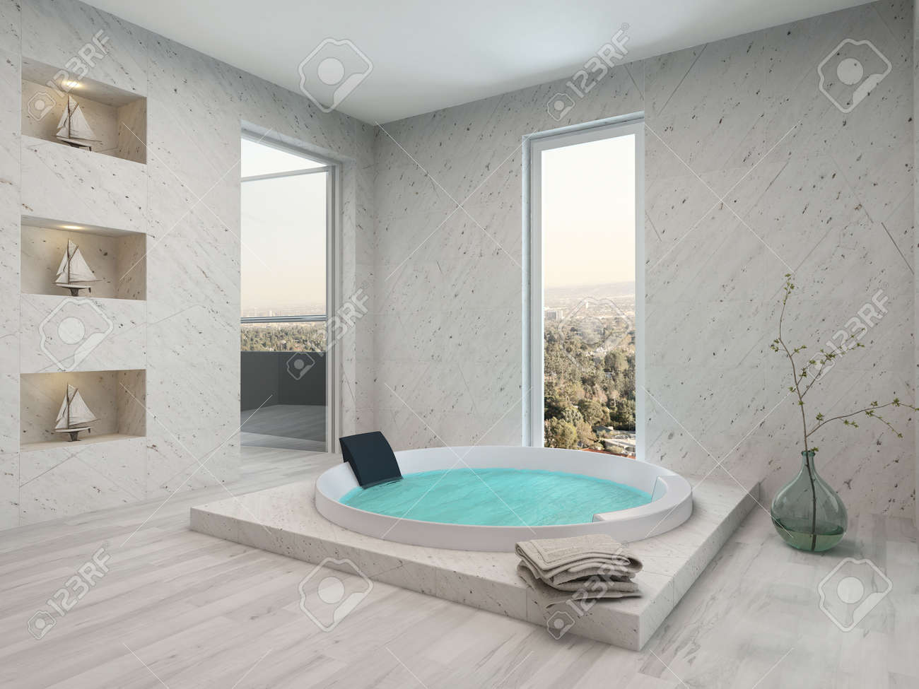 Jacuzzi In Bathroom jacuzzi images & stock pictures. royalty free jacuzzi photos and Jacuzzi In Bathroom jacuzzi images & stock pictures. royalty free jacuzzi photos and