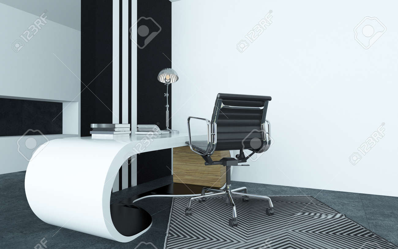 Modern White Desk Modern White Desk