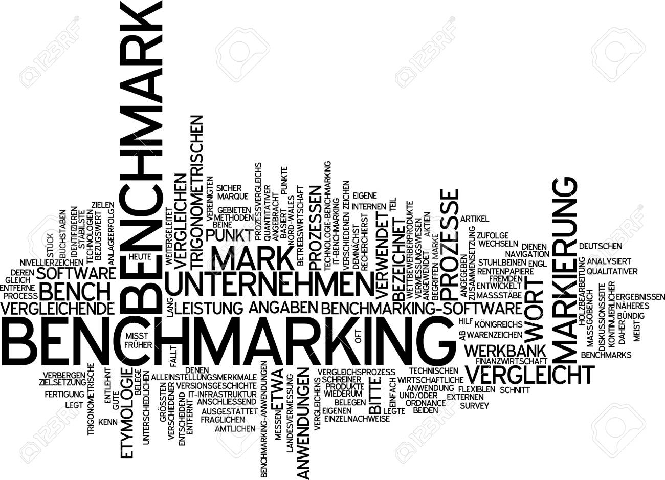 Word Cloud Benchmarking Stock Photo Picture And Royalty Free