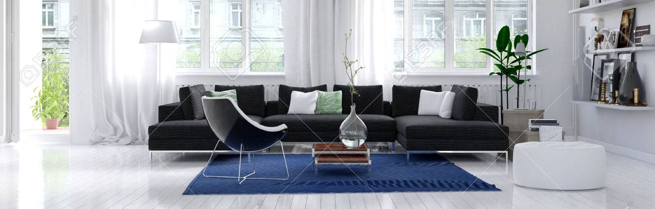 Moderne witte vloeren: houten visgraat vloer in witte moderne ... Woonkamer vloer modern