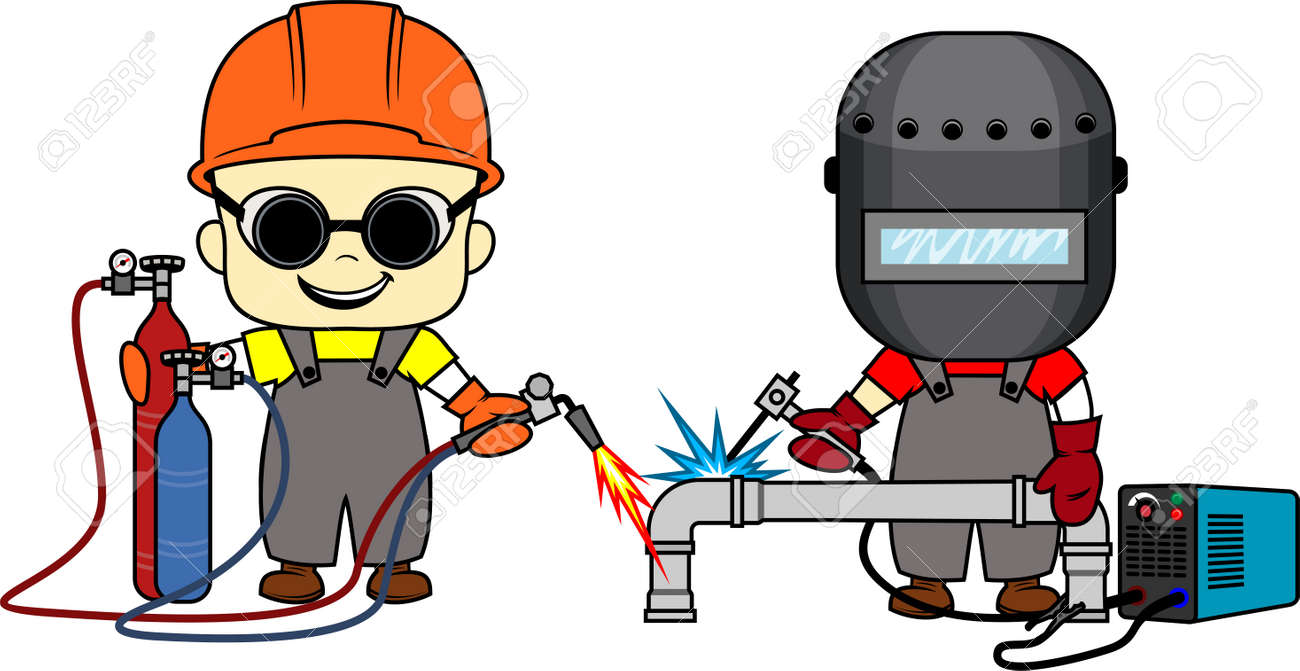 Vector Cartoon Cute Kids Welder And Metal Cutter With Welding Royalty Free Cliparts Vectors And Stock Illustration Image 136967172 Download for free or as low as 0.20$ per image. vector cartoon cute kids welder and metal cutter with welding