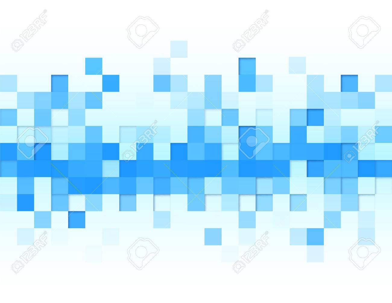 Mosaico sfondo astratto. piastrelle quadrate di diverse tonalità di ... Tonalità di blu