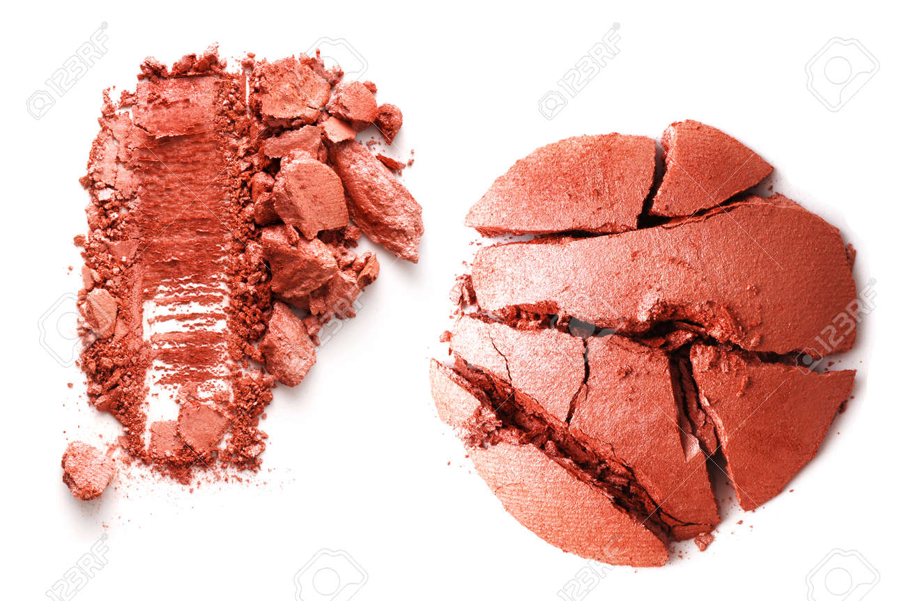 Crushed red powder isolated on white background - 88482592 Crushed red powder isolated on white background - 88482592