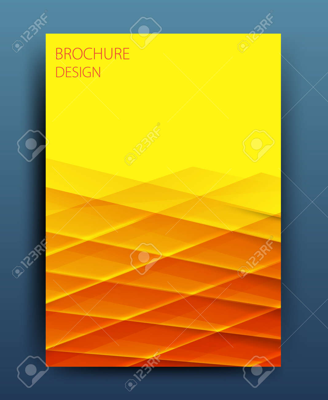 vector business brochure flyer template or corporate banner design