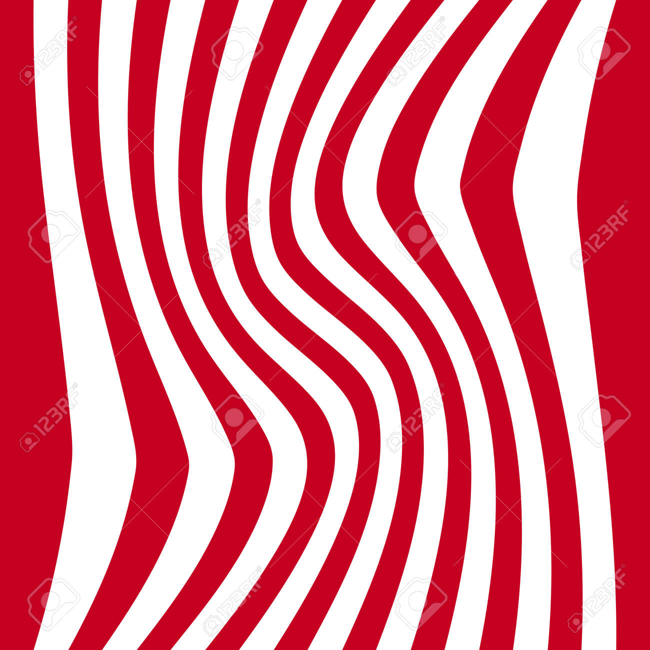 Striped Abstract Background Red And White Zebra Print