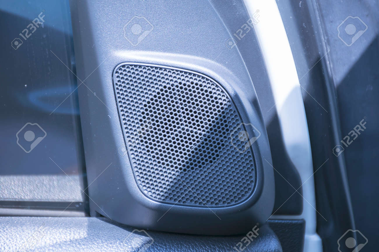 Car Sound Systems >> Close Up Loundspeakers In A Car Sound System Audio In Car Sound Systems >> Close Up Loundspeakers In A Car Sound System Audio In