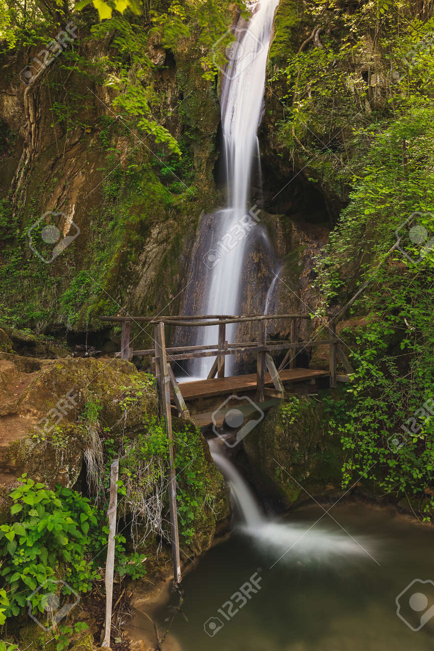 ripaljka waterfall bridge and cave travel destination ozren waterfall bridge