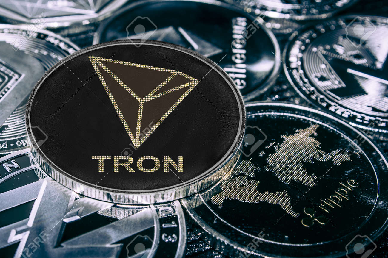 주요 Alitcoins에 대한 토큰 Cryptocurrency Tron Trx는 Ethereum, Dash, Litecoin 로열티  무료 사진, 그림, 이미지 그리고 스톡포토그래피. Image 126055980