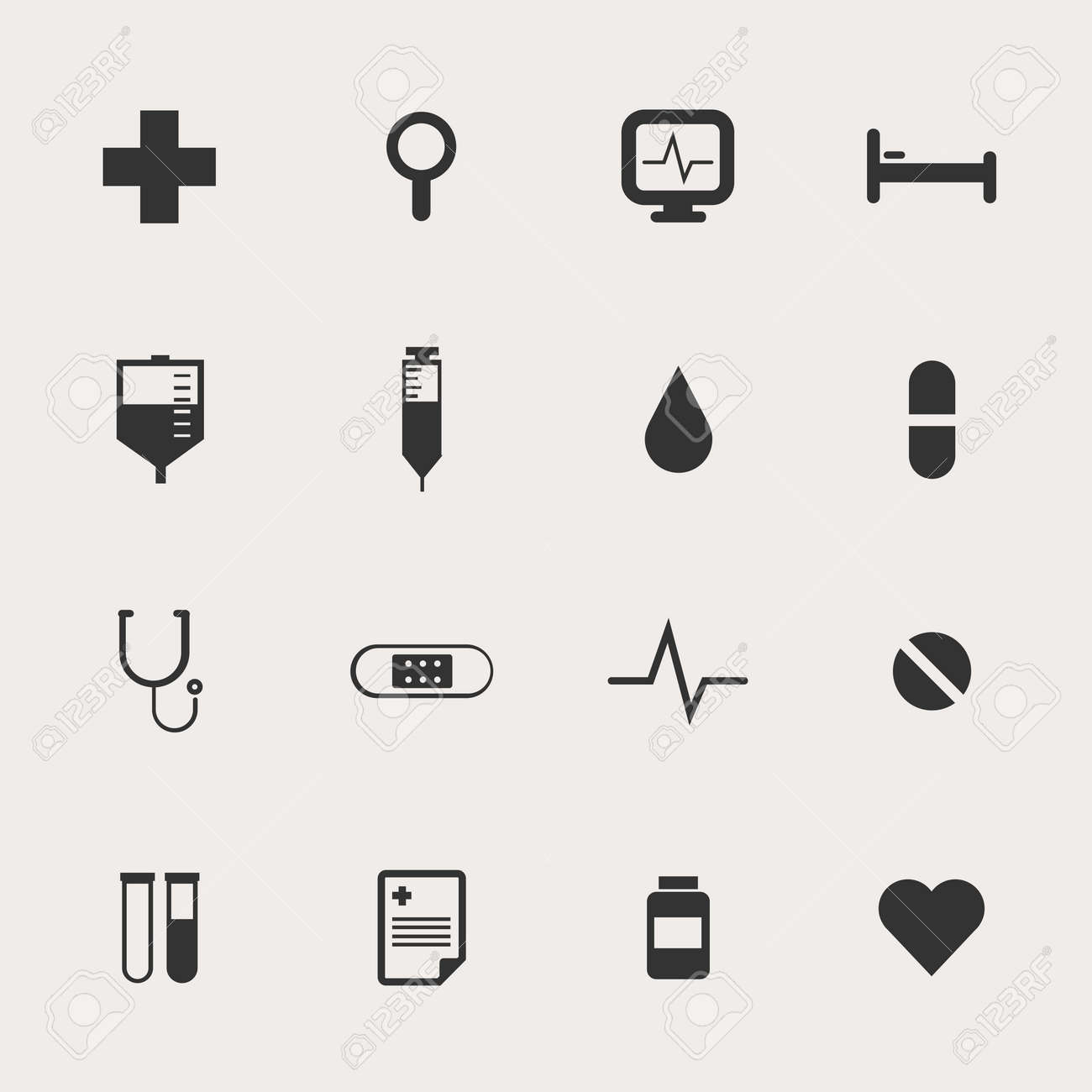 Hospital Icon set Hospital Icon set
