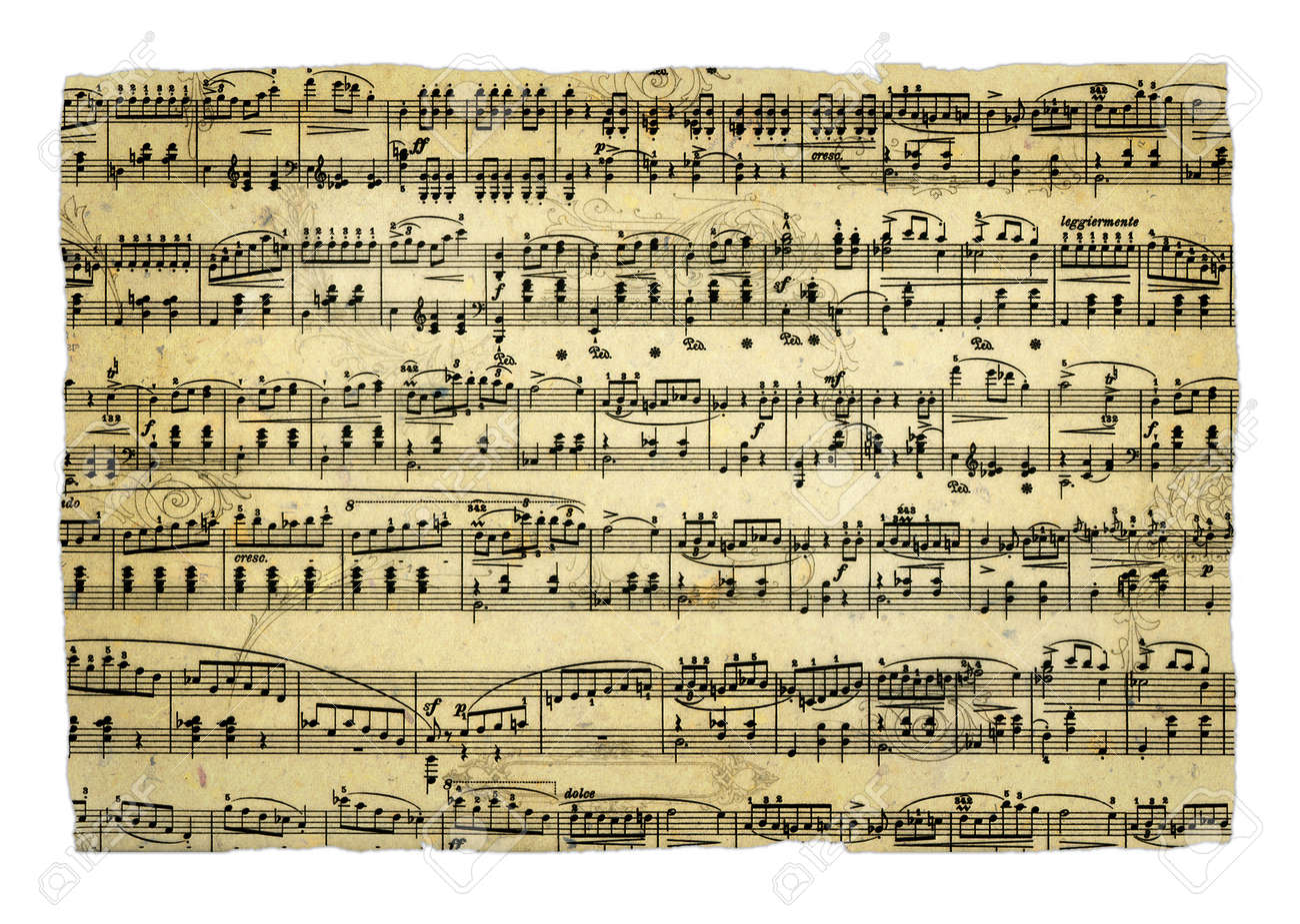 old music sheet page art background stock photo picture and old music sheets