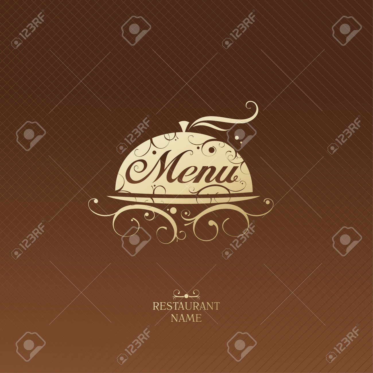 restaurant menu design blank