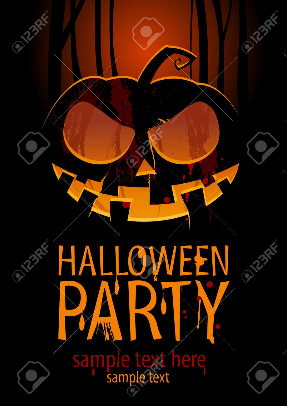 halloween party template