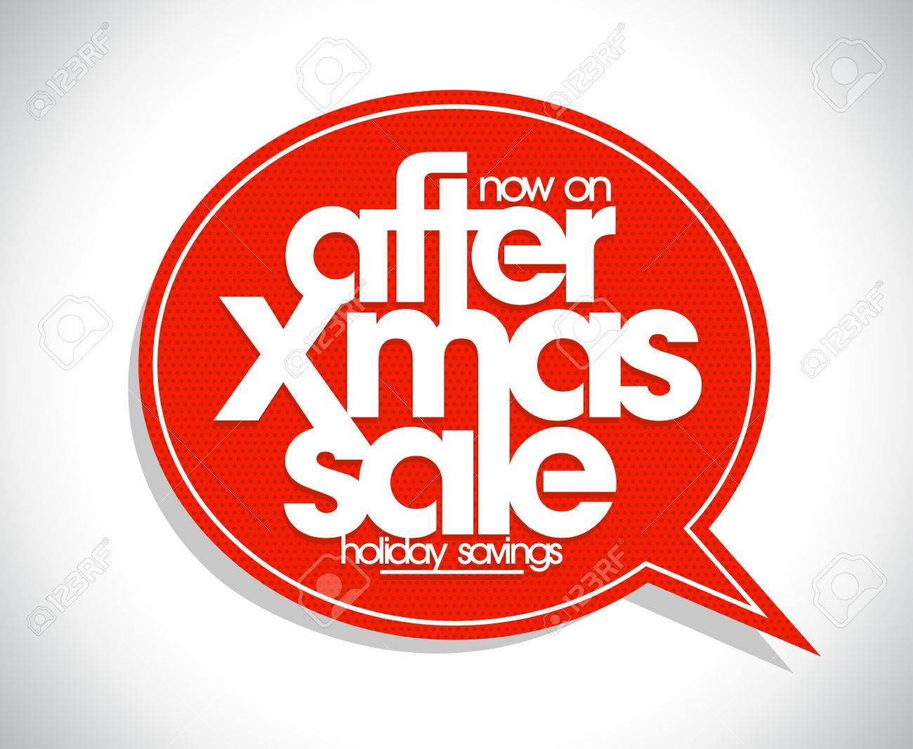after xmas sale speech
