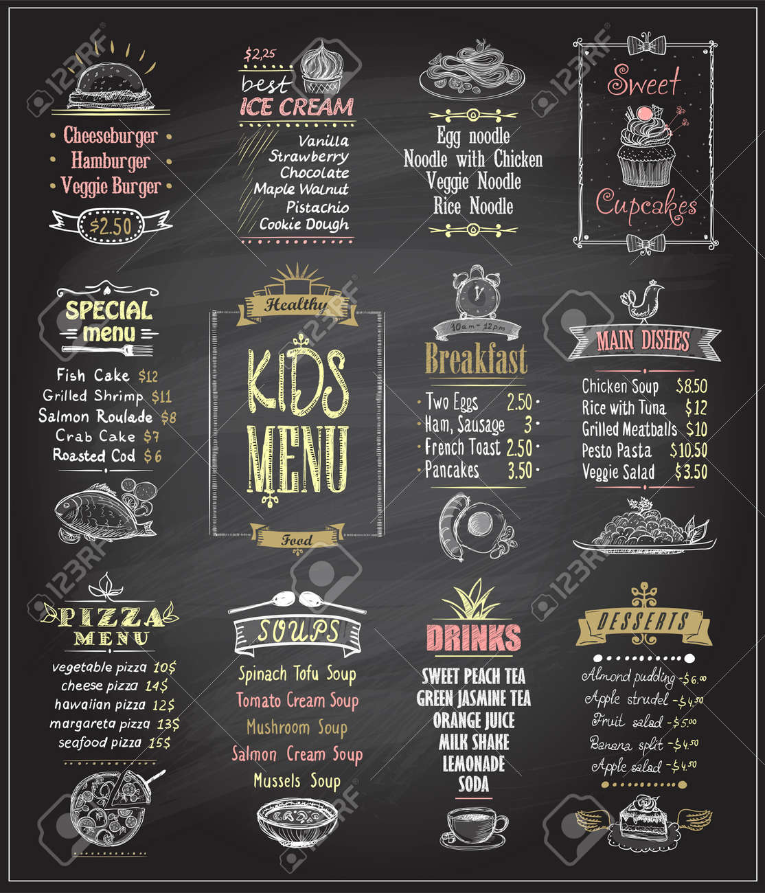 chalkboard designs free