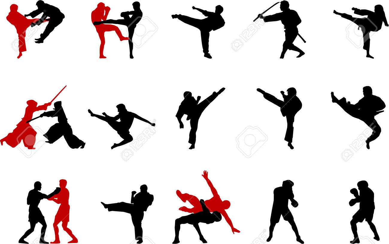 Martial Arts Illustrations Royalty Free Cliparts Vectors And Stock Illustration Image