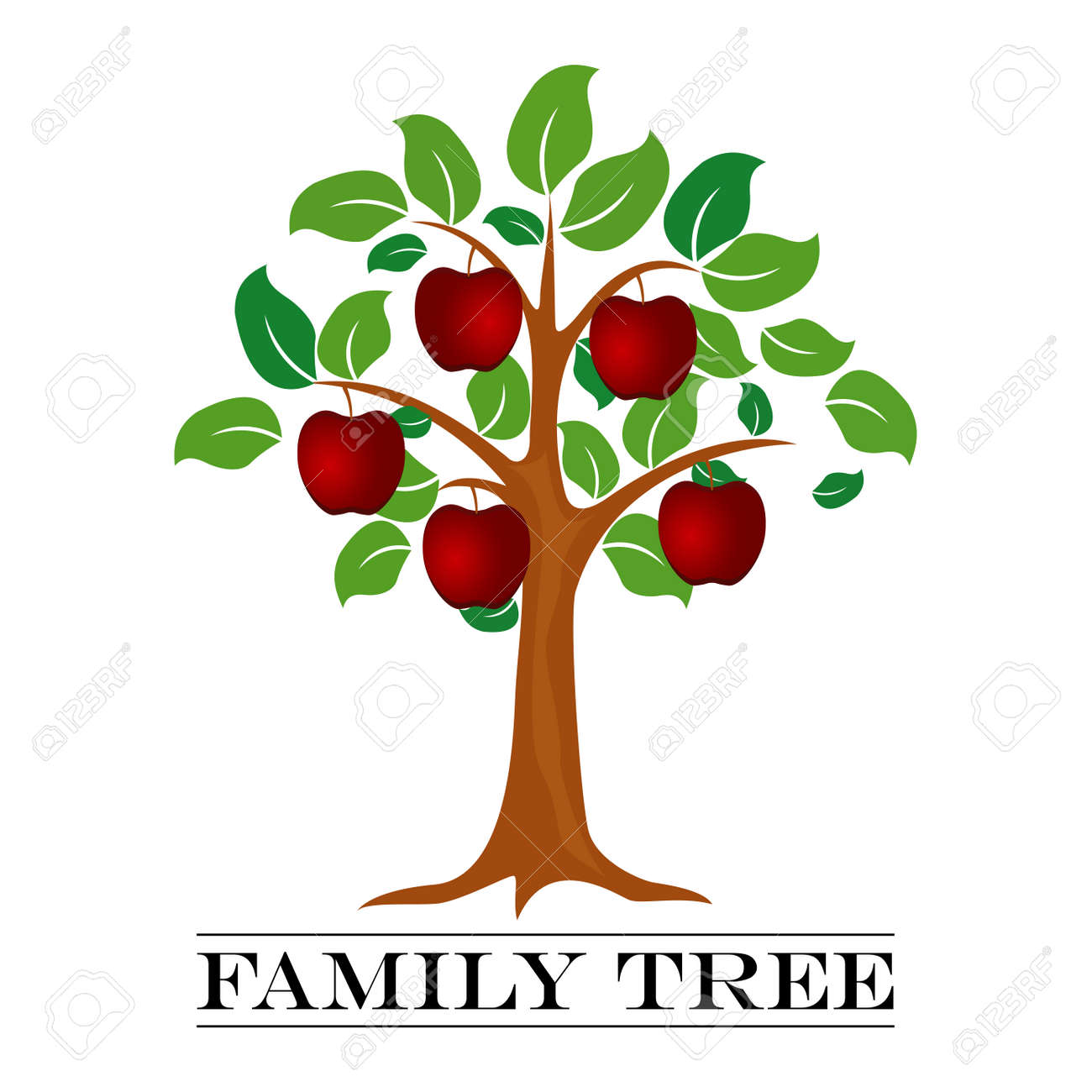 a vector illustration of family tree template photo family tree template