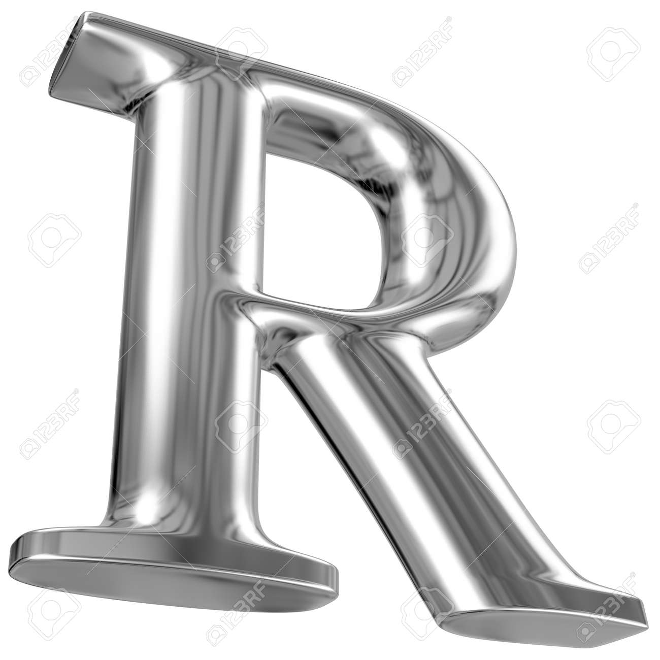 metal letter r from chrome solid alphabet stock photo picture and metal letter r