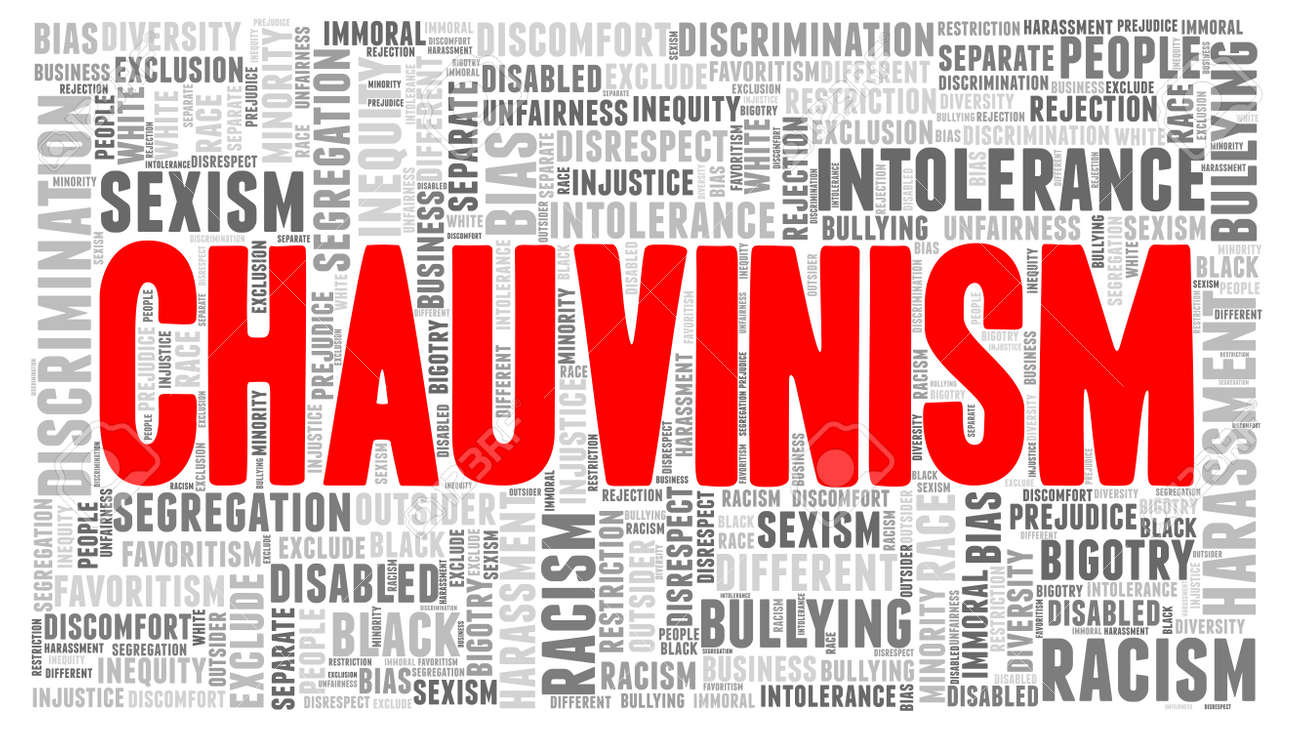 Chauvinism Vector Illustration Word Cloud Isolated On A White Background. Royalty Free SVG, Cliparts, Vectors, and Stock Illustration. Image 154702042.