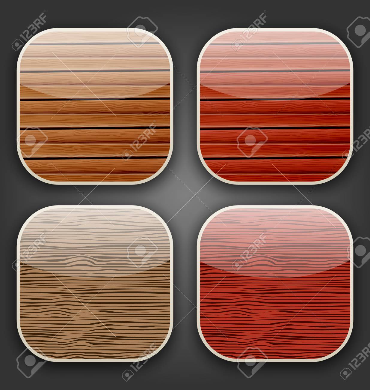 アプリ アイコンの木製の質感を持つイラスト背景 の写真素材 画像素材 Image 34281318